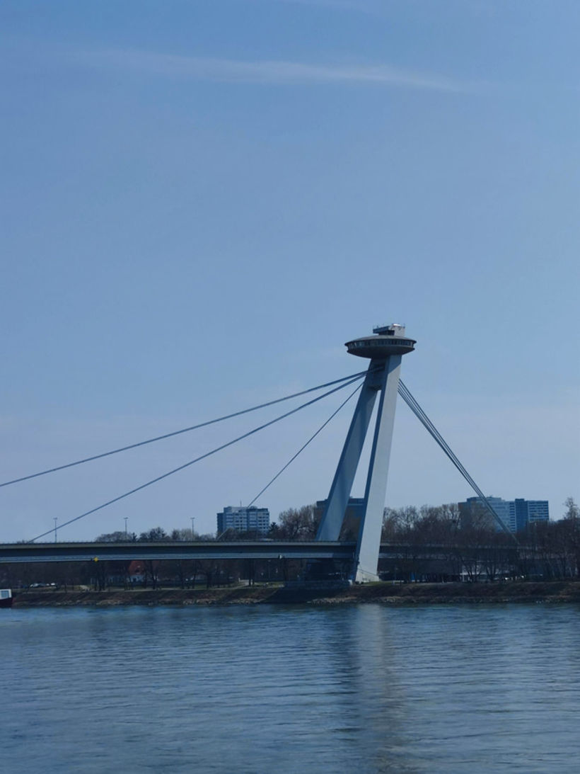 Reference photo of a New Bridge of SNP in Bratislava, Slovakia