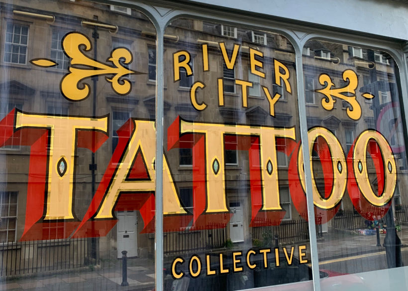 River City Temporary Tattoo Sticker - OhMyTat