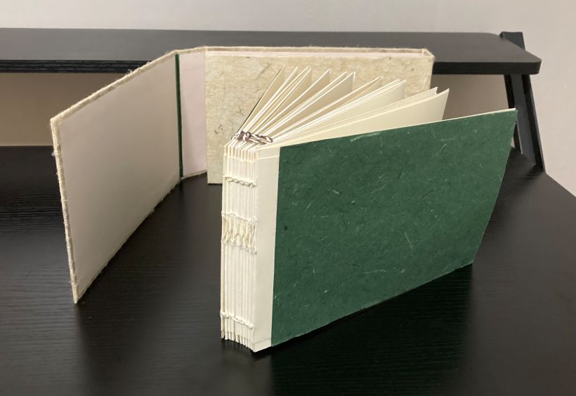 My project in Bookbinding of Your Artwork without Folds course 1