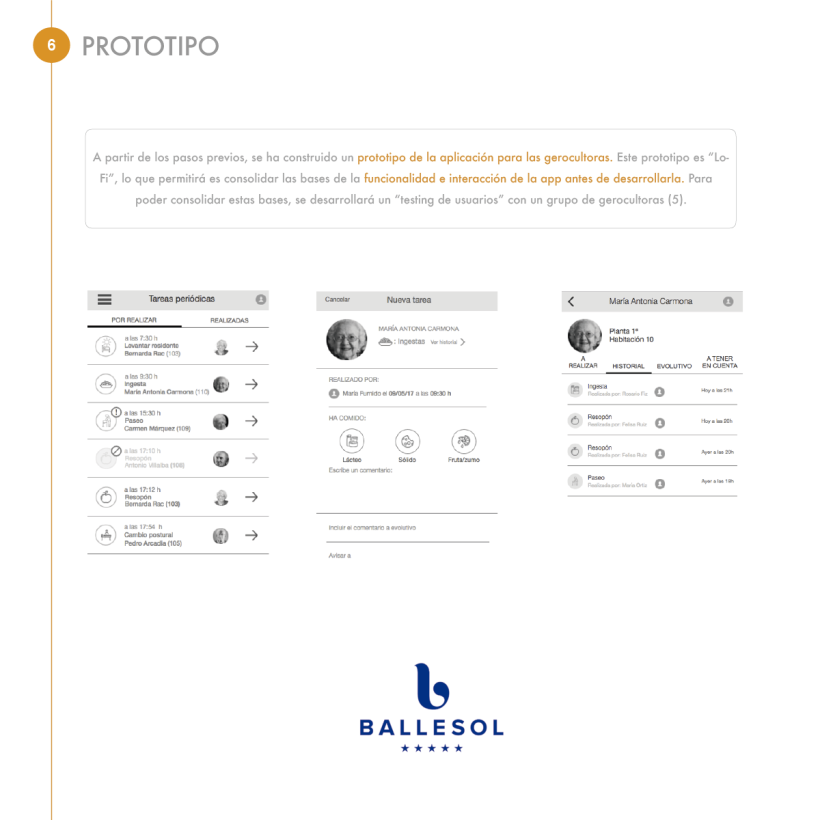 Ballesol - UX researcherment for new health app 8