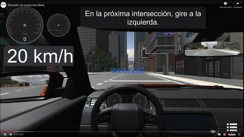 Simulador de conducción en Realidad Virtual