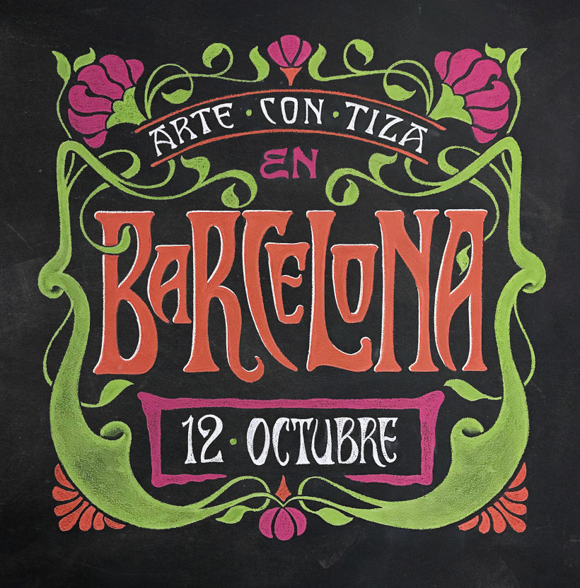 Arte con Tiza en Barcelona 2019 2