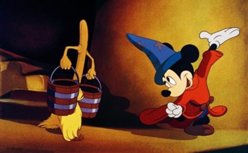 O clássico Disney 'Fantasia'. Crédito da imagem: Walt Disney Productions