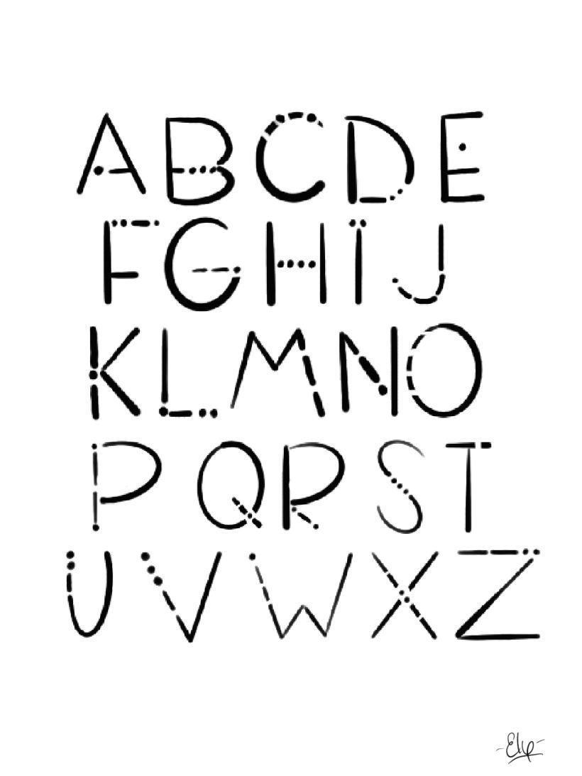 Morse Code Alphabet 1