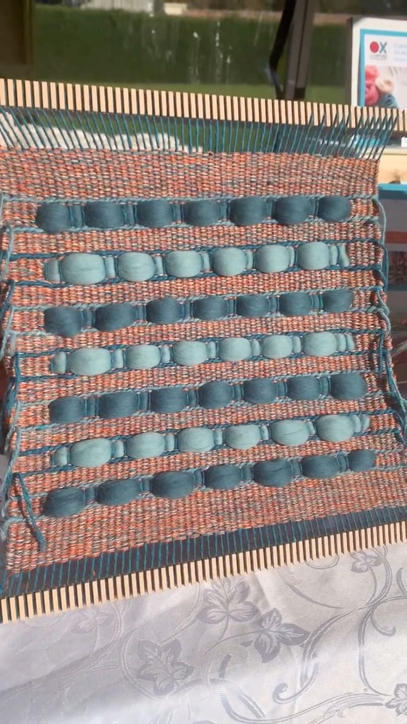 My project in Hand-Weaving Techniques: Design Textile Accessories course 6