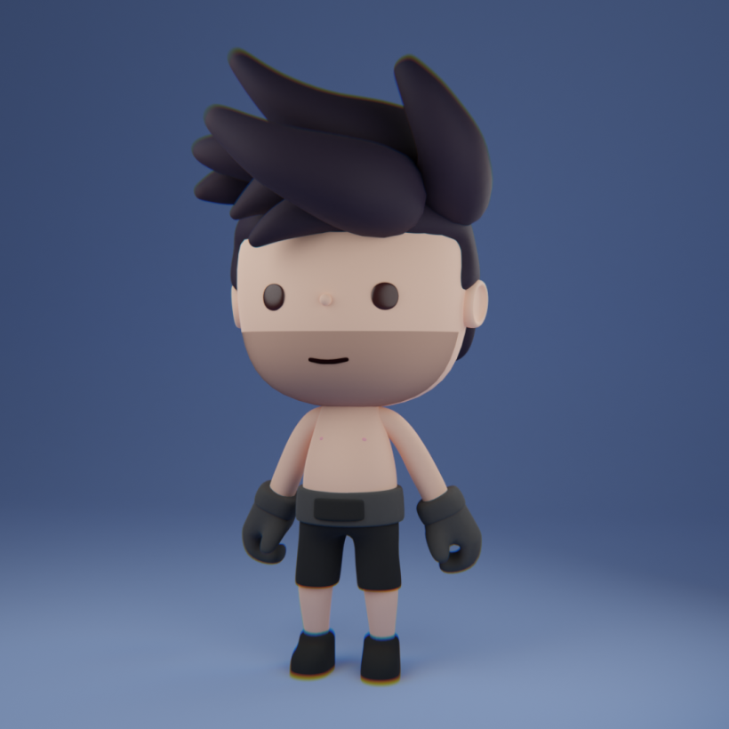 Creación de personajes kawaii en 3D con Blender  6