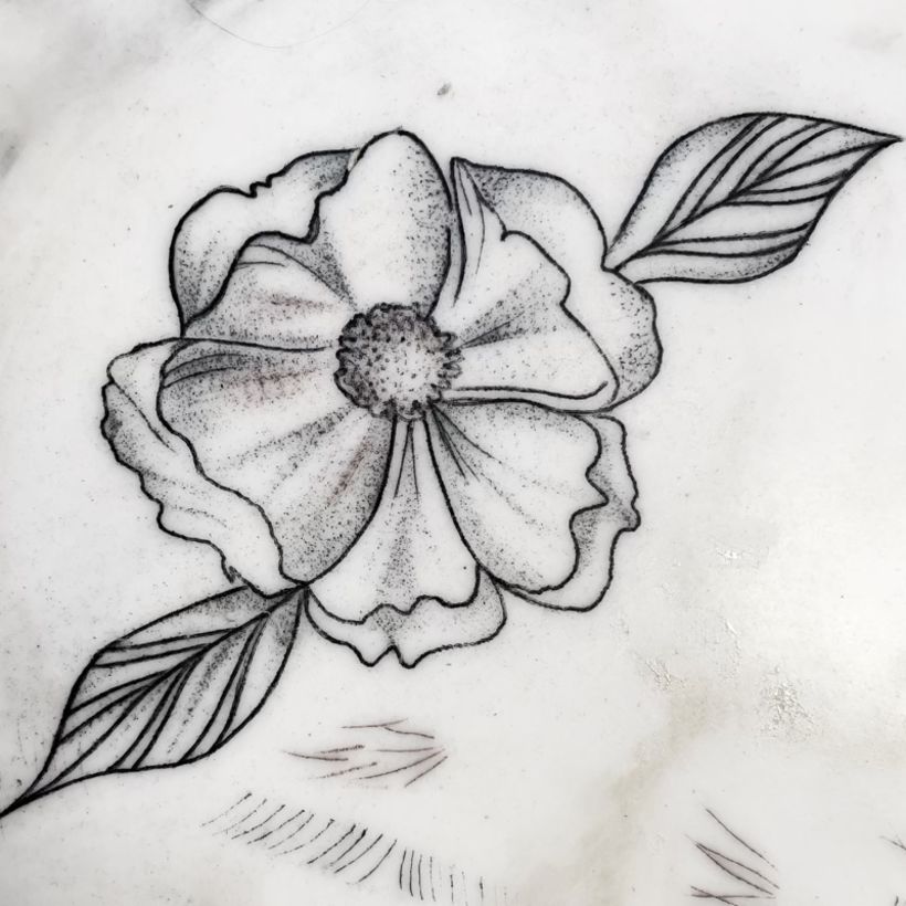 cherokee rose back tattoo｜TikTok Search