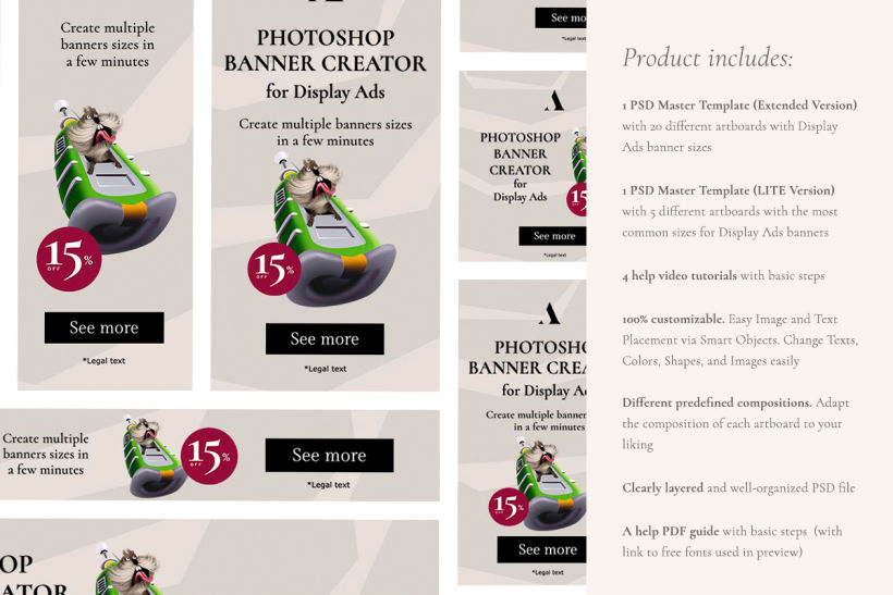 Photoshop Banner Creator for Display Ads 8