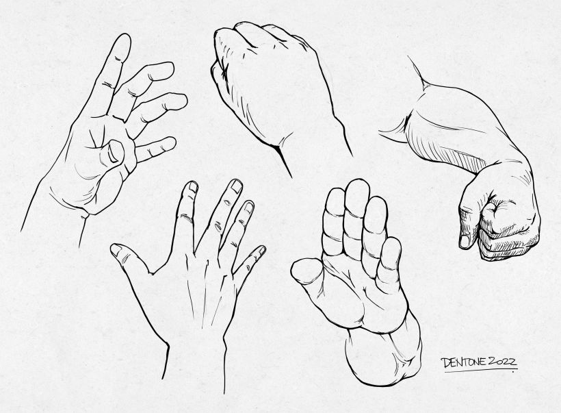 Unidad 3-4 Práctica de manos en diferentes posiciones