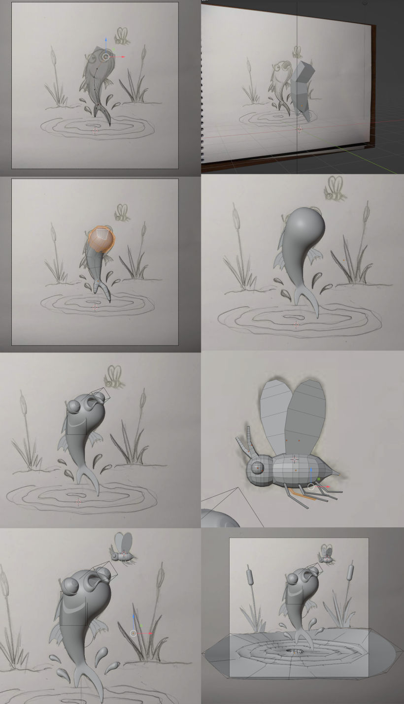 Meu projeto do curso: Criação de personagens 3D com Blender  4