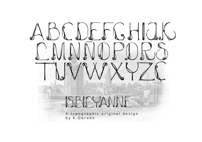 Diseño tipográfico Isbilyanne 3