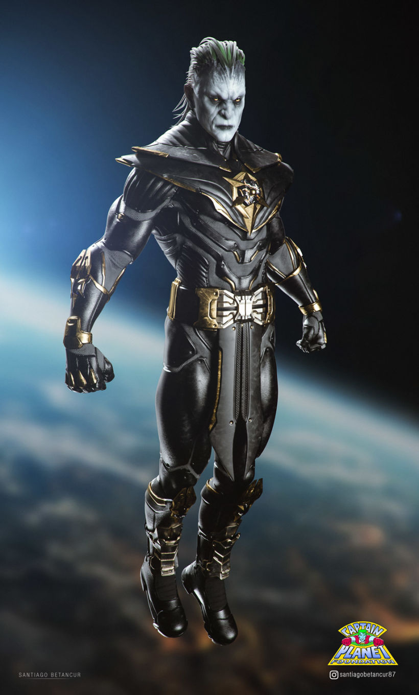 Dark Captain Planet - Redesign 1