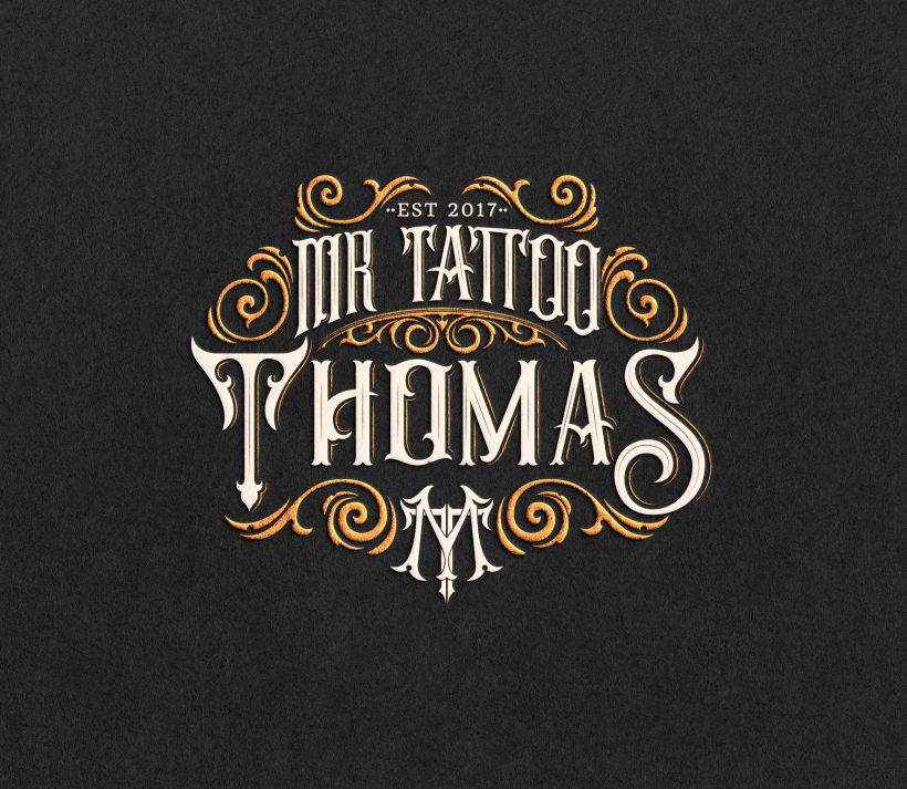 Diseño de logotipo MR TATTOO THOMAS - ALEMANIA 1