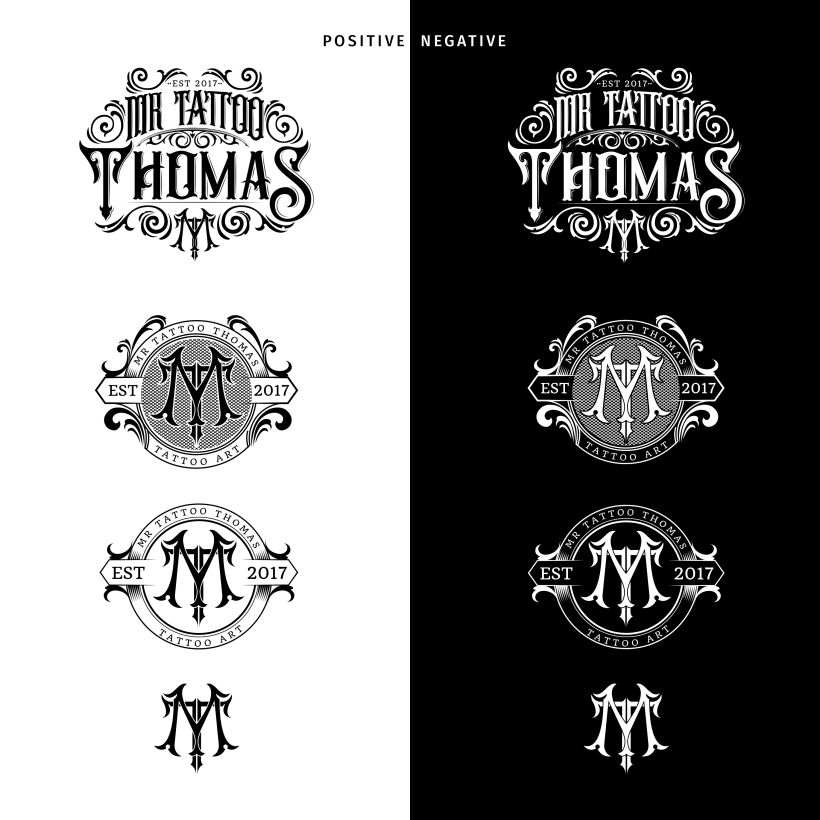 Diseño de logotipo MR TATTOO THOMAS - ALEMANIA 6