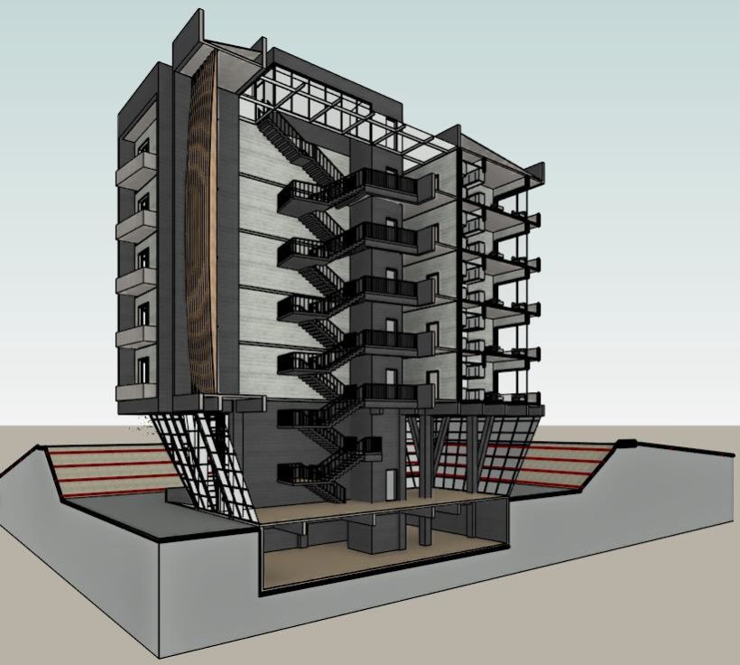 Mi Proyecto del curso: Modelado de edificios paramétricos con Revit 4