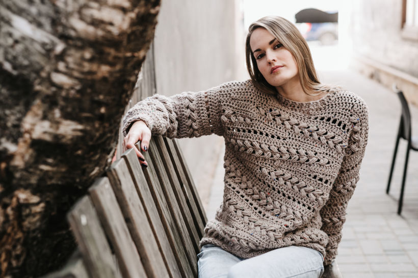 Sensum Sweater crochet pattern