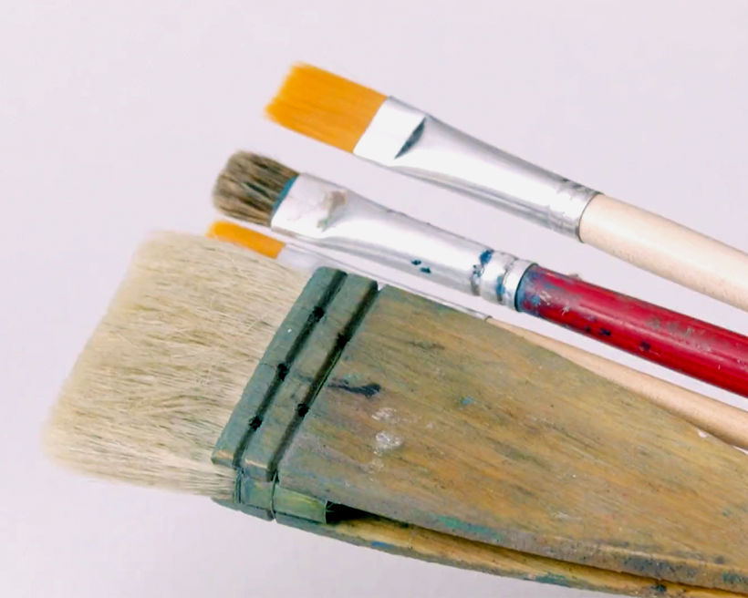 Tipos de pinceles para óleo y sus usos - Pinta un cuadro