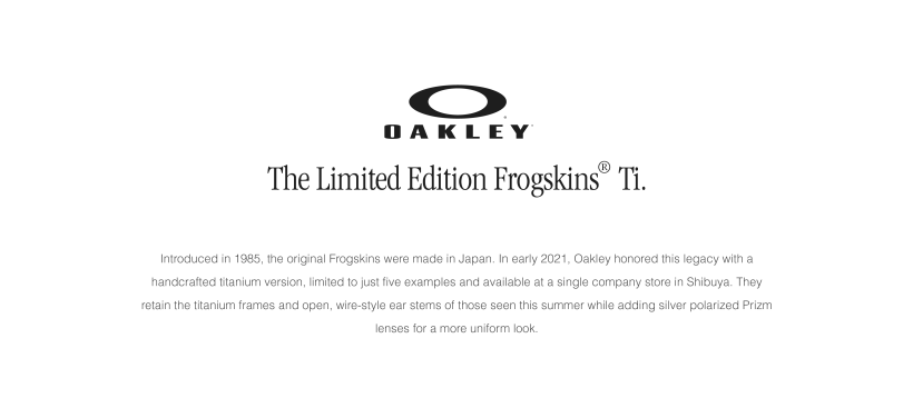 OAKLEY Frogskins® TI 1