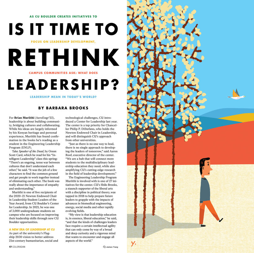Colorado University Magazine- The Emerging Leaders Issue  2