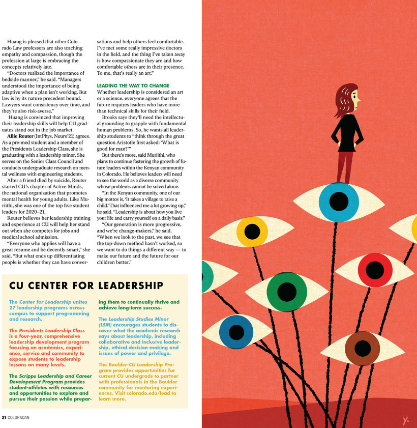 Colorado University Magazine- The Emerging Leaders Issue  4