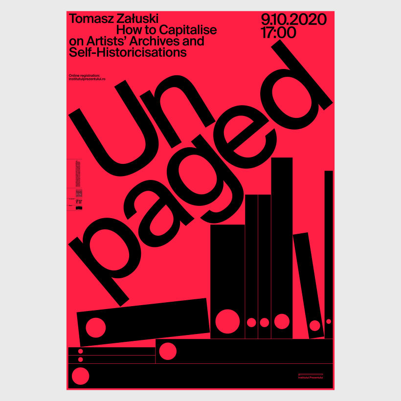Unpaged — event poster