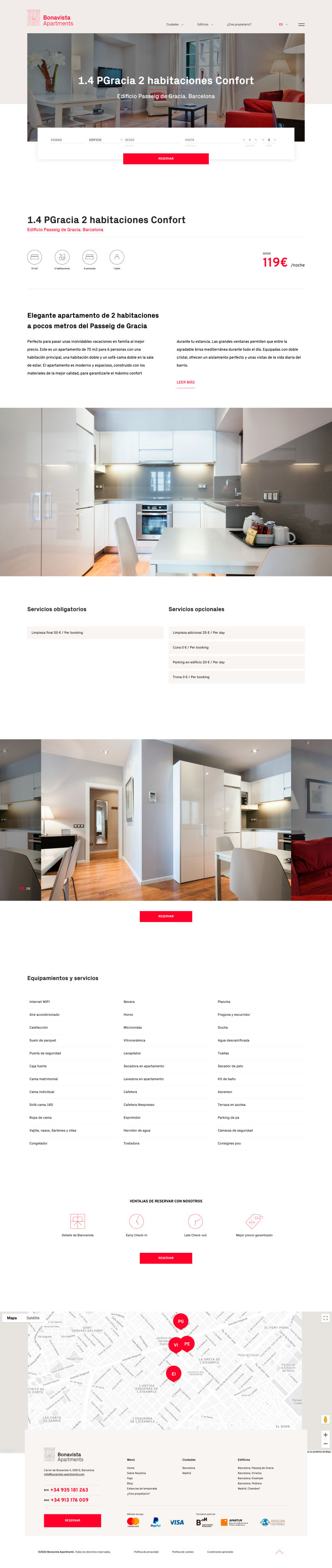 Bonavista Apartments (Maquetación Web) 3