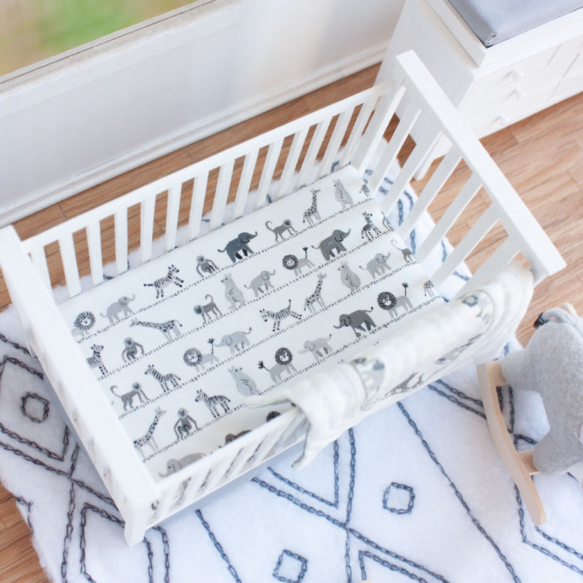 I really love this crib liner, even if it did take a good two days to complete...