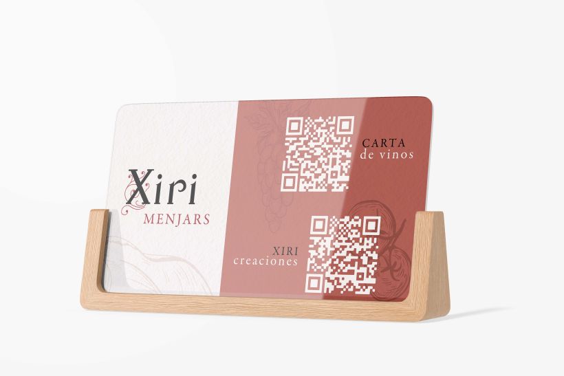 Rediseño cartas Restaurante Xiri 2