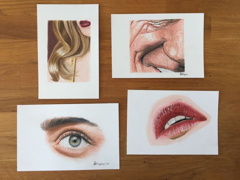 My project for course: Realistic Portrait with Coloured Pencils 2
