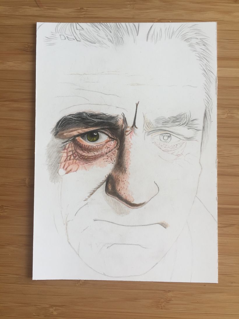My project for course: Realistic Portrait with Coloured Pencils 3