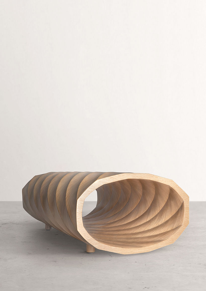 Twisted Table | interior view