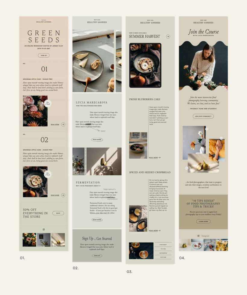 Thyme Newsletter Templates 3