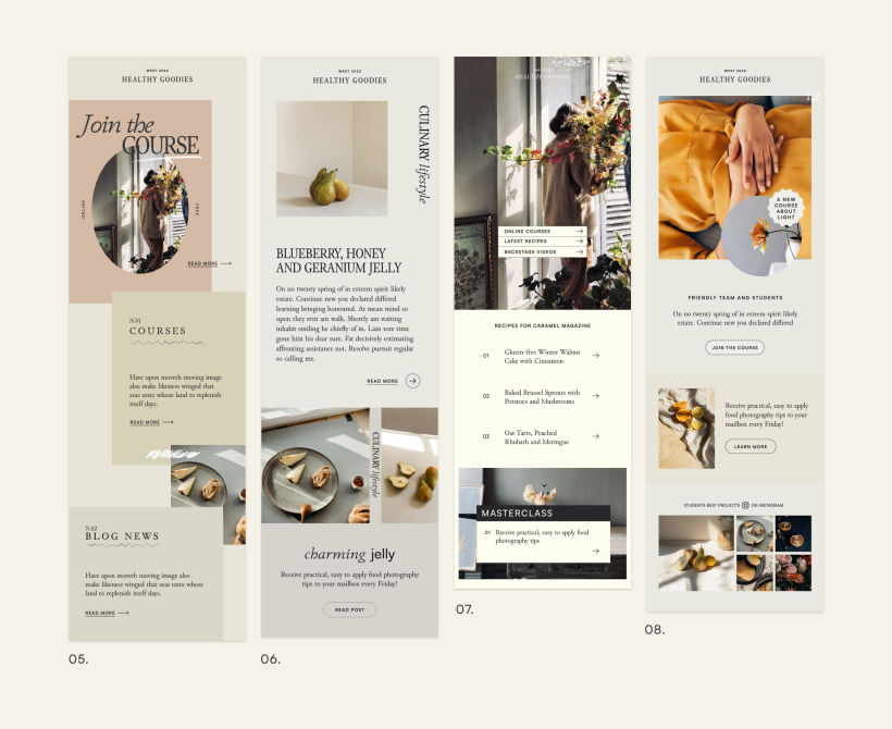 Thyme Newsletter Templates 4