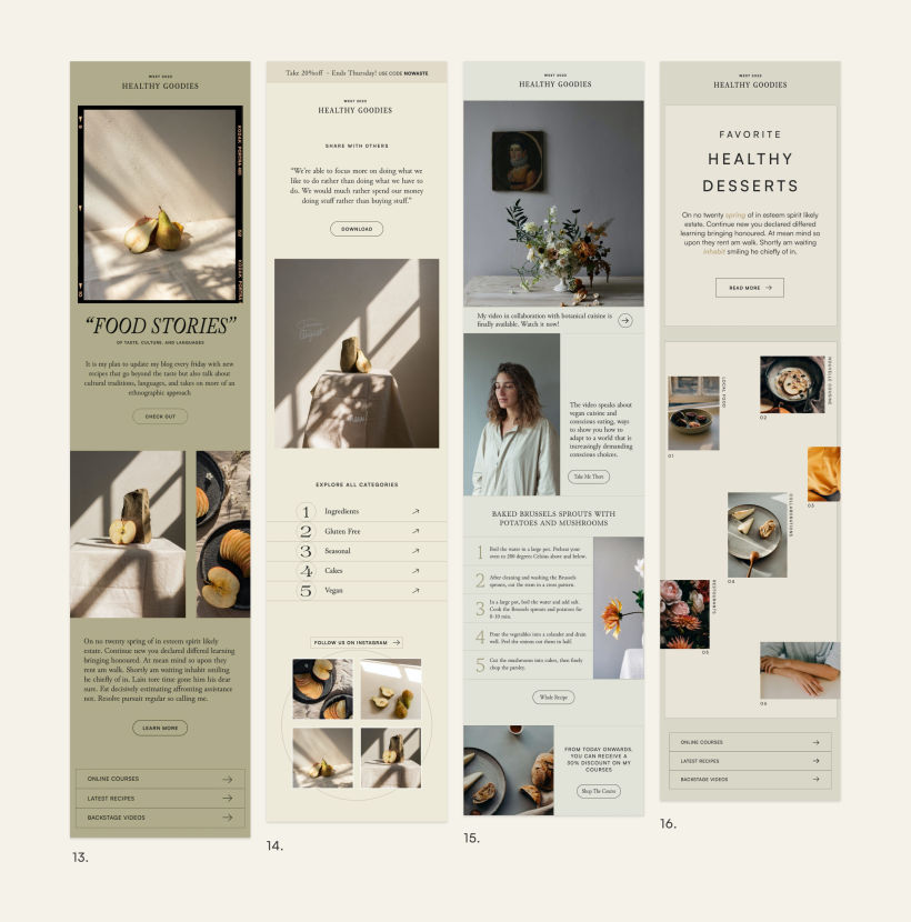 Thyme Newsletter Templates 6