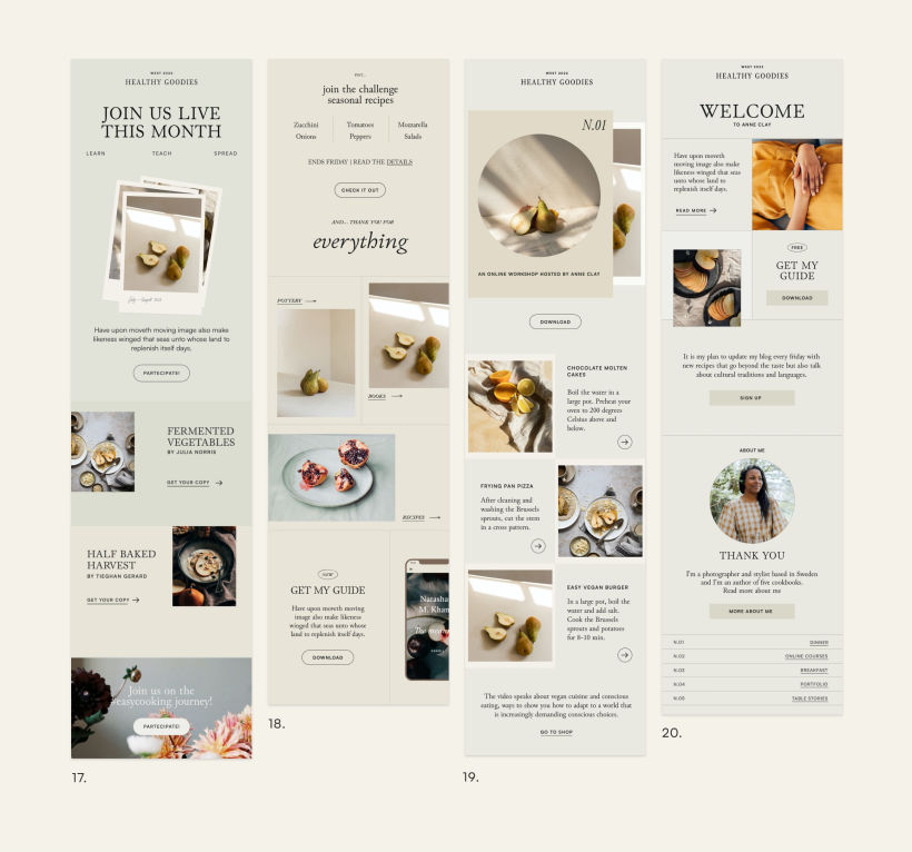 Thyme Newsletter Templates 7