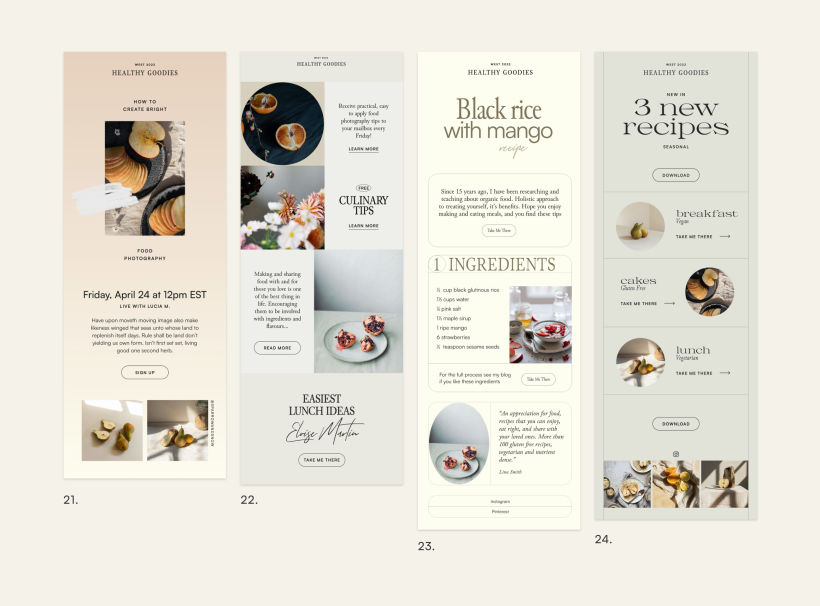 Thyme Newsletter Templates 8