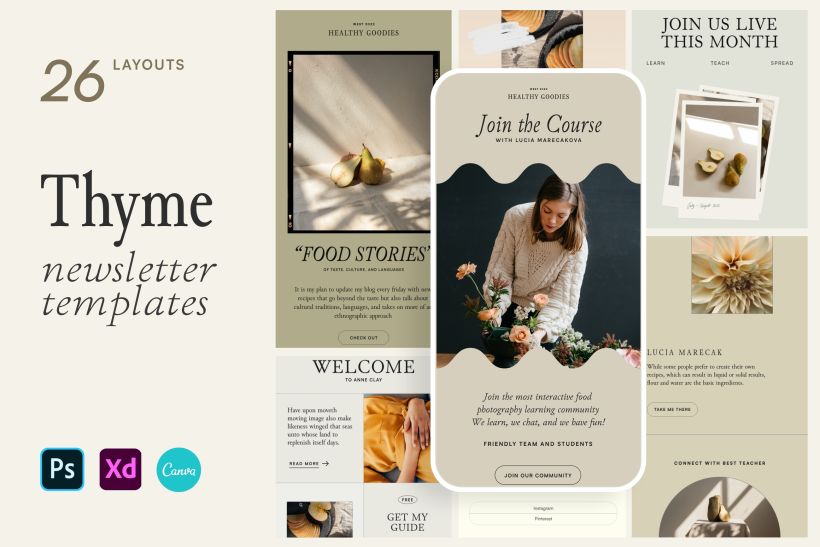 Thyme Newsletter Templates 2