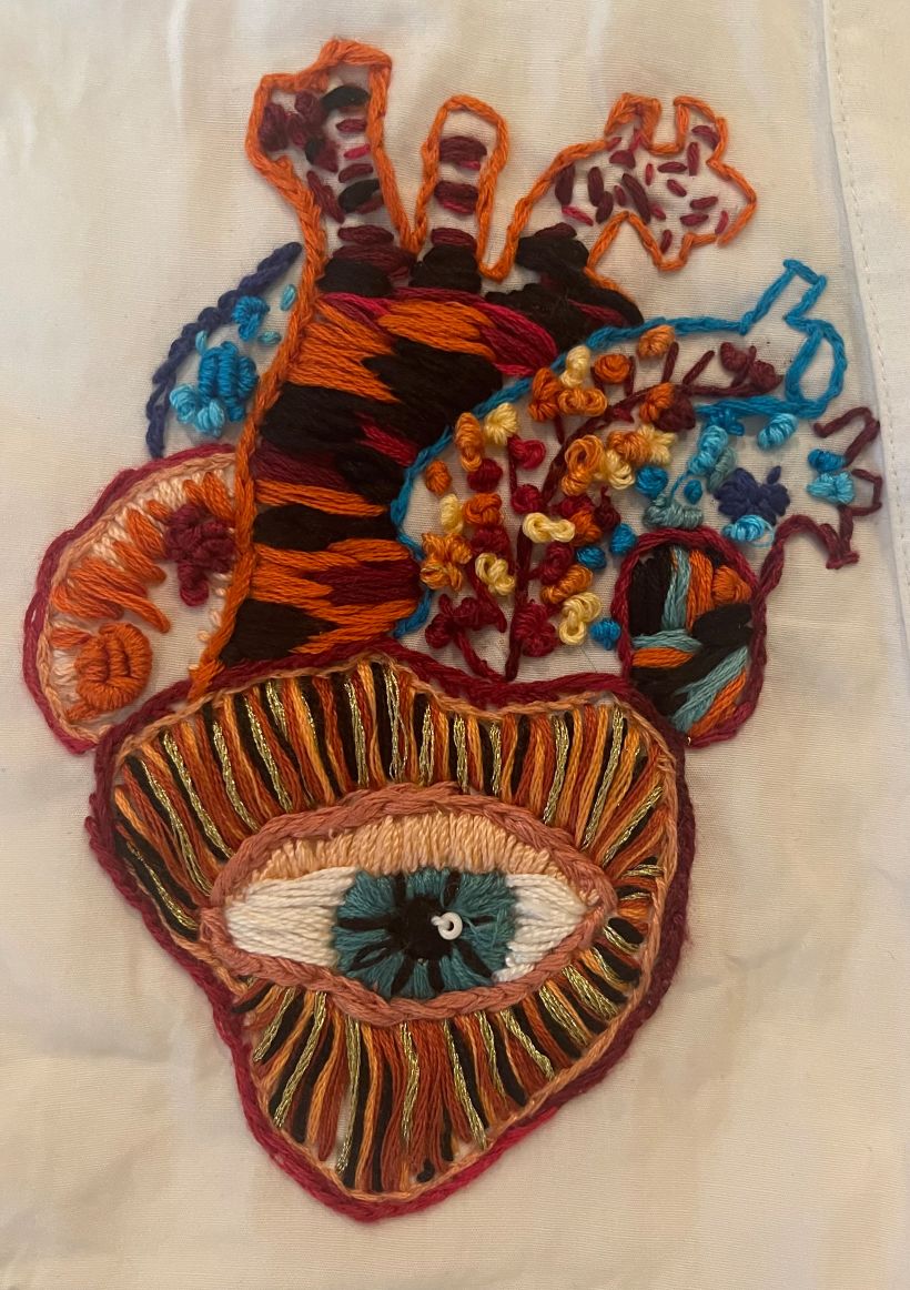 Embroidery eye