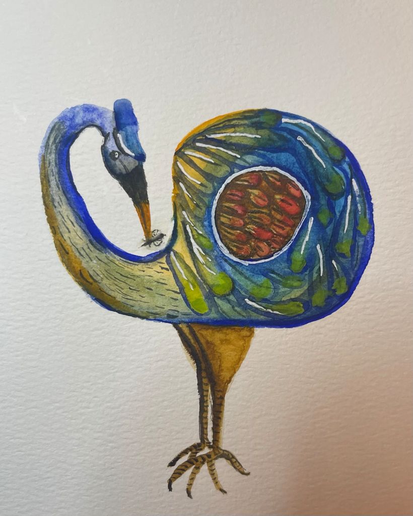 Bird watercolor 