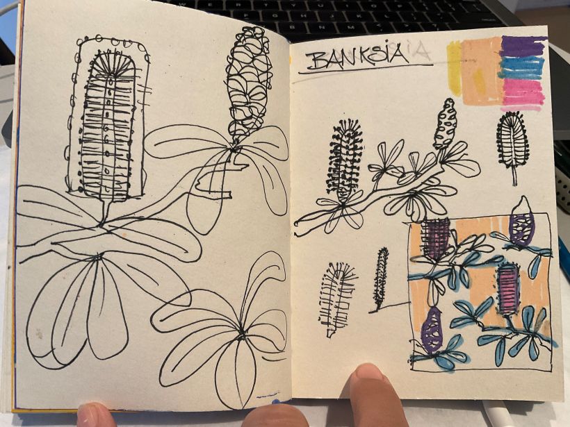 My project for course: Botanical Patterns in a Sketchbook: Conquer the Blank Page 1