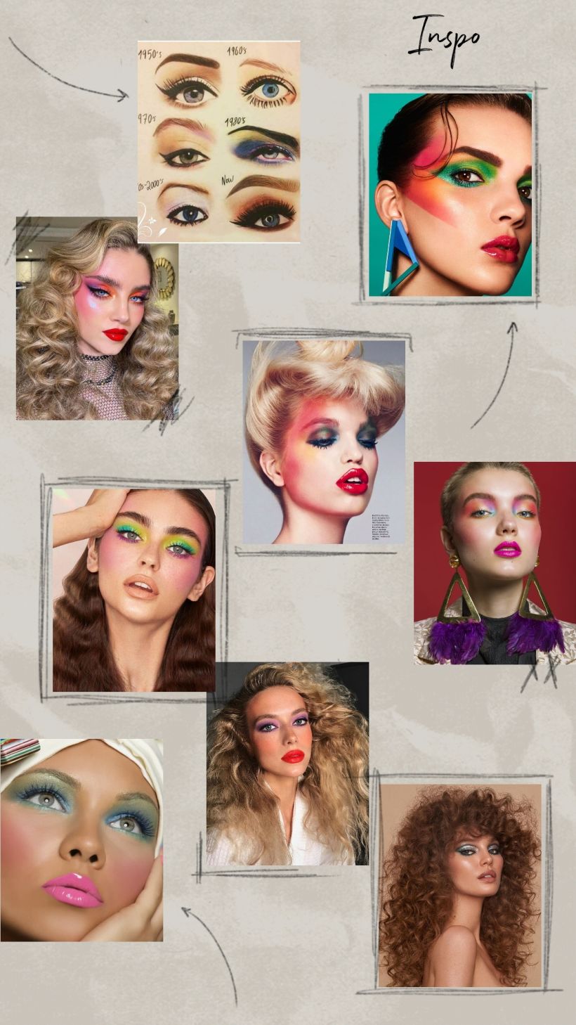 Inspo Look Colorido: Maquillaje de los 80's