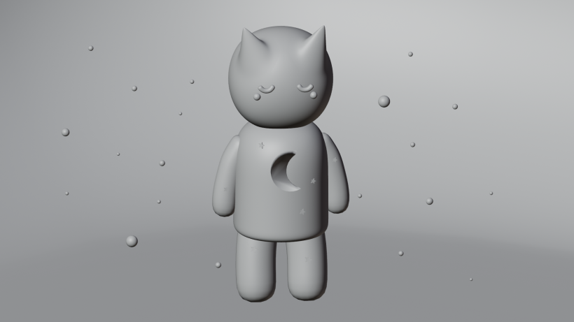 Mi Proyecto del curso: Creación de personajes kawaii en 3D con Blender  5