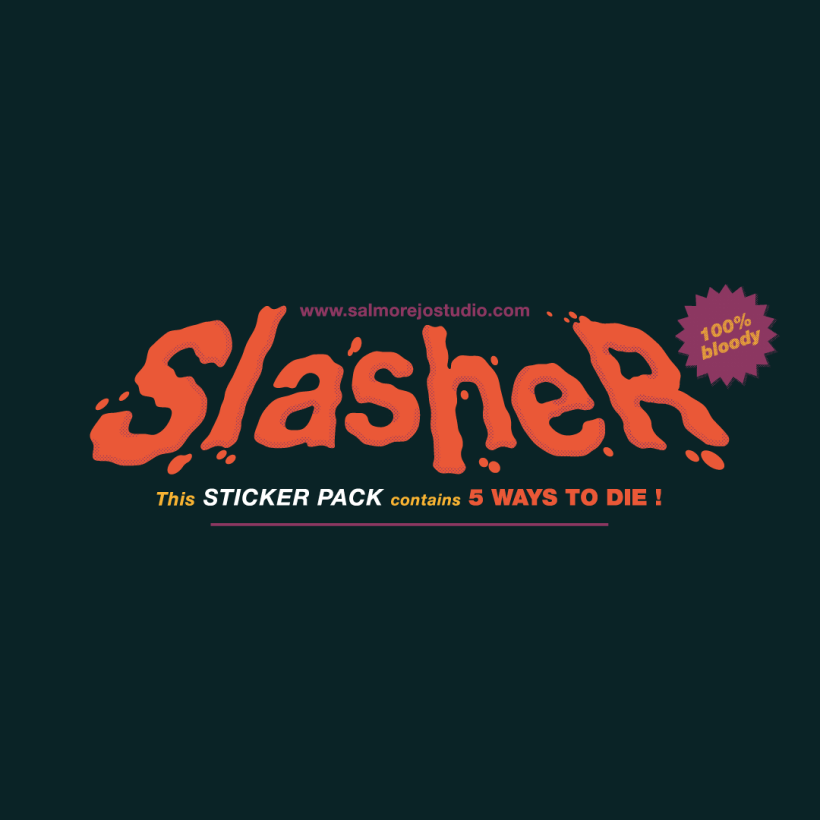 Slasher sticker pack 6