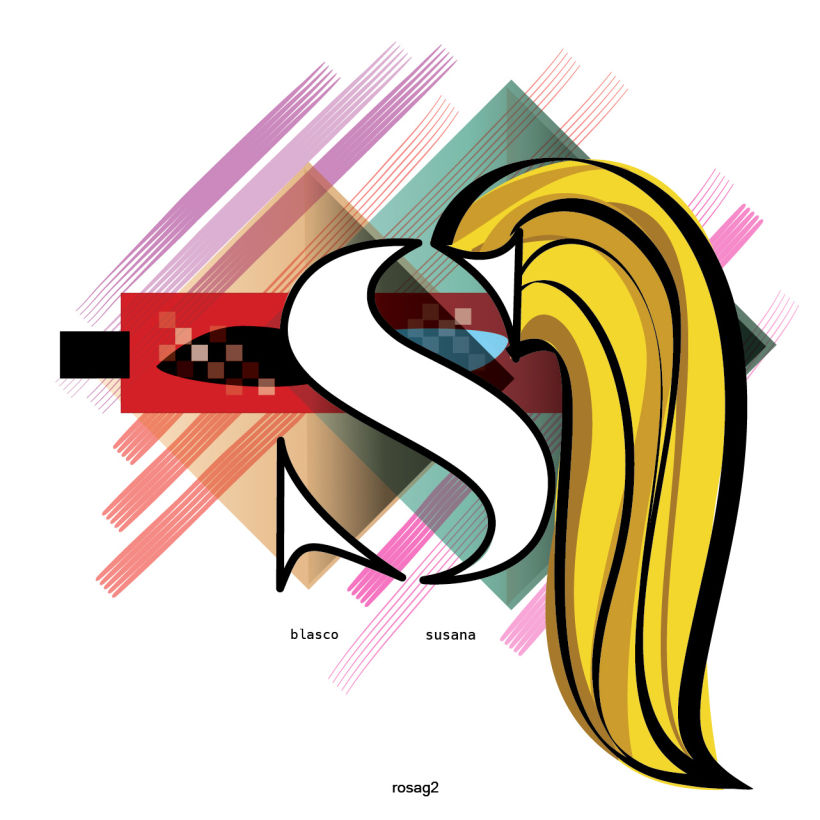 S for Susana Blasco, is a Spanish graphic desígner, illustrator and collagist