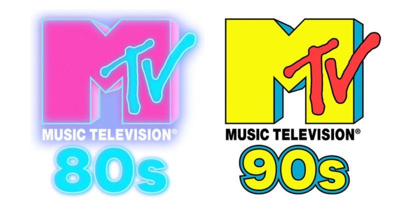 Los nuevos logotipos de MTV para sus canales especializados.