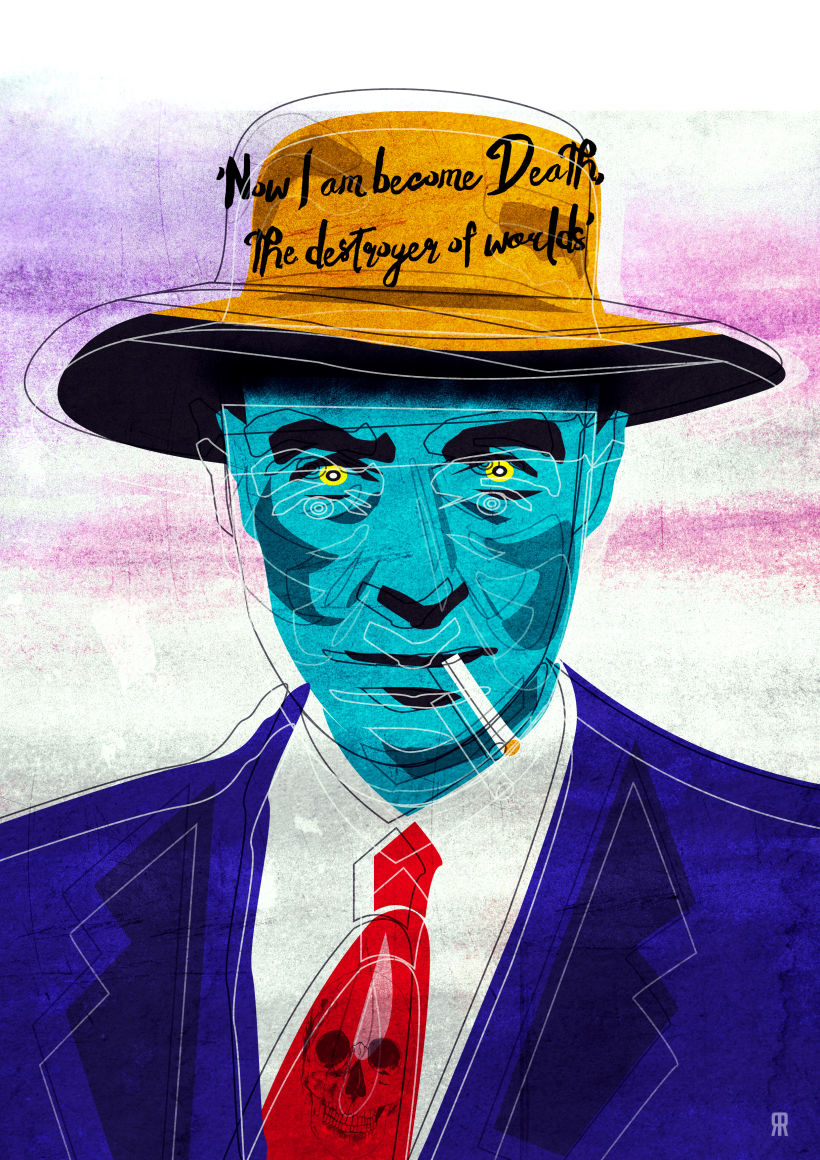 Retrato de Robert Oppenheimer
