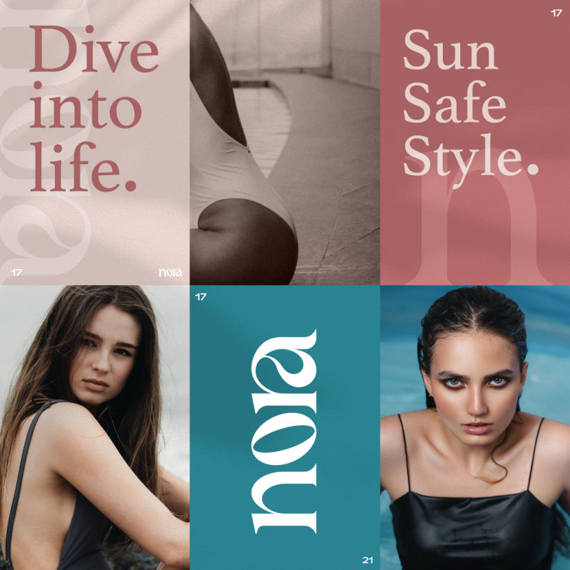 Nora Swimwear Brand Identity 11