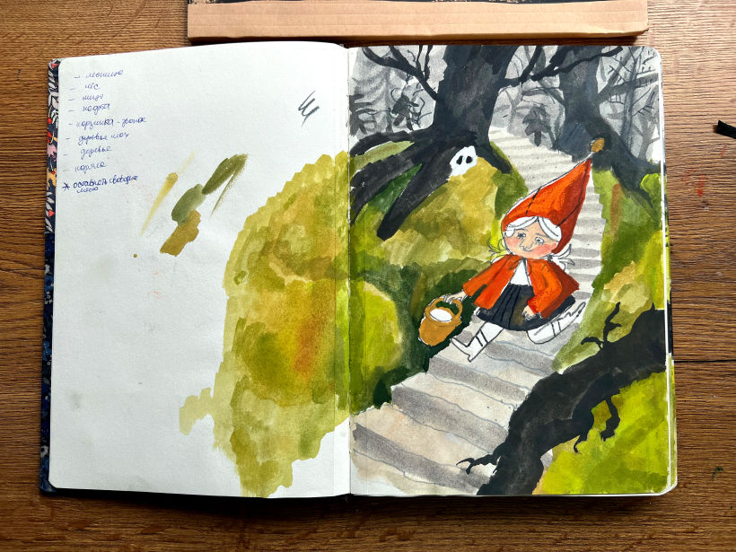 My project for course: Sketchbook Techniques for Children's Illustration 8