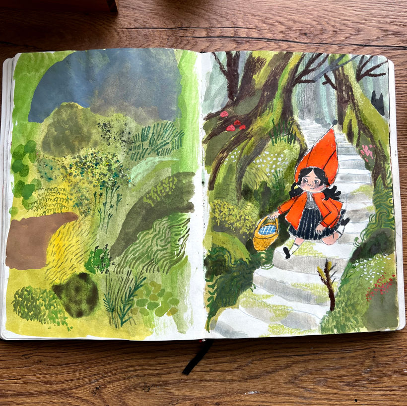 My project for course: Sketchbook Techniques for Children's Illustration 15