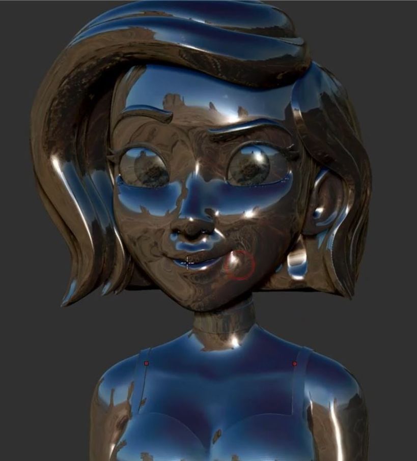 Princesa cartoon 3D: modela desde cero con ZBrush  19